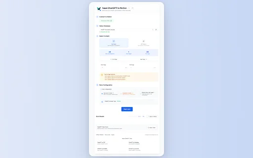 Save ChatGPT to Notion – บันทึกแชท ChatGPT ลง Notion ได้ง่ายในคลิกเดียว - Screenshot 4