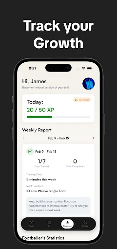 ดาวน์โหลด Footwork: Soccer Training App ล่าสุด – ฝึกฟุตบอลแบบมือโปรฟรี - Screenshot 5