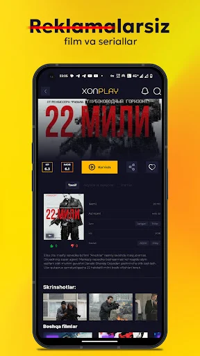 ดาวน์โหลด XonPlay ล่าสุด – ดูหนังและซีรีส์ใหม่พากย์อุซเบก ฟรี - Screenshot 16