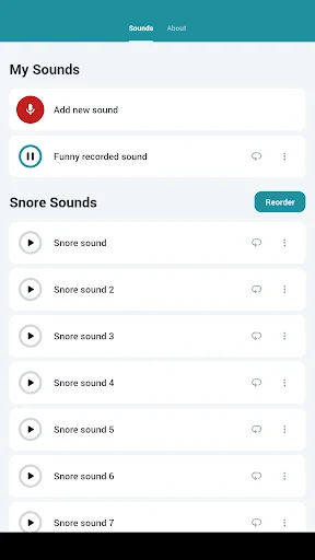 ดาวน์โหลด Snore Sounds ล่าสุด – เสียงกรนช่วยกล่อมคุณนอนหลับฟรี - Screenshot 7