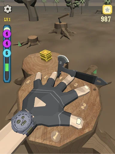 ดาวน์โหลด Knife Finger Game ล่าสุด – เกมท้าทายความเร็ว ดาวน์โหลดฟรี - Screenshot 18