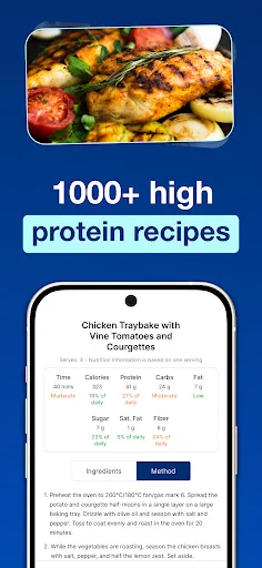 Fitness Chef – Calorie Counter ดาวน์โหลดแอปนับแคลอรี่และเมนูอาหารสุขภาพ - Screenshot 4