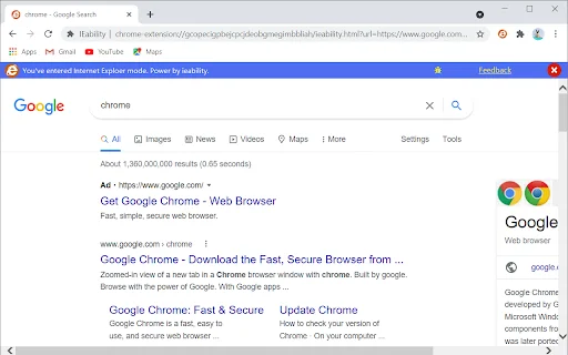 IEability – เปิดเว็บไซต์ IE บน Chrome ใช้งาน ActiveX และ Java ได้ง่าย - Screenshot 3