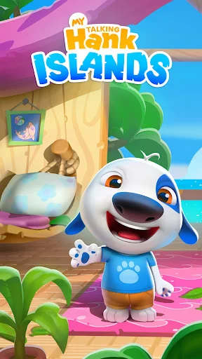 ดาวน์โหลด My Talking Hank: Islands ล่าสุด – เกมเลี้ยงสัตว์แสนสนุกฟรี - Screenshot 16