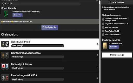 ดาวน์โหลด FC26 Enhancer – ตัวช่วย SBC และทางลัดสุดเทพฟรี - Screenshot 3