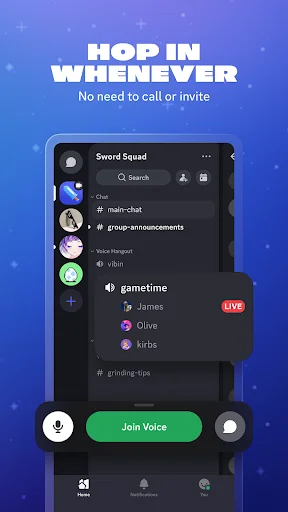 ดาวน์โหลด Discord ล่าสุด – แชทกลุ่มและชุมชนเกมฟรี บนมือถือ - Screenshot 4