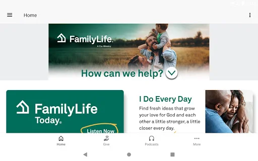ดาวน์โหลดแอป FamilyLife® ล่าสุด – พอดแคสต์และบทความพัฒนาความสัมพันธ์ ฟรี - Screenshot 4