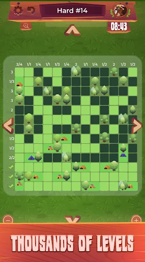 ดาวน์โหลด Real Tents & Trees เกมปริศนาฝึกสมองสุดท้าทาย ฟรีบนมือถือ - Screenshot 5