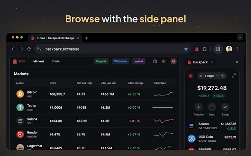 ดาวน์โหลด Backpack Wallet ล่าสุด – กระเป๋าคริปโตอเนกประสงค์รองรับ Solana และ Ethereum - Screenshot 5