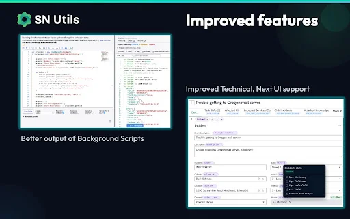ดาวน์โหลด SN Utils ล่าสุด – เครื่องมือเพิ่มประสิทธิภาพสำหรับ ServiceNow ฟรี - Screenshot 2
