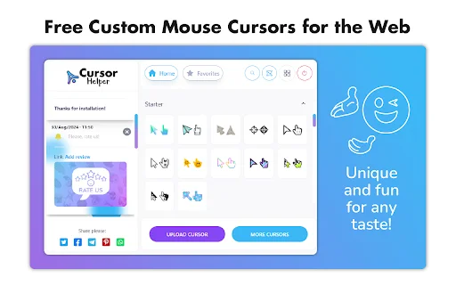 Cursor Helper: เปลี่ยนเคอร์เซอร์เมาส์ของคุณให้เป็นแบบส่วนตัวฟรี! - Screenshot 1