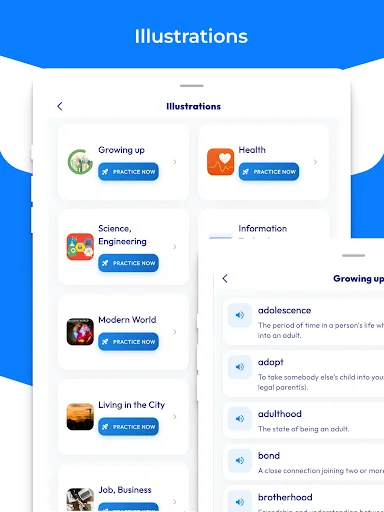 ดาวน์โหลด IELTS Vocabulary PRO ล่าสุด – แอปฝึกคำศัพท์สอบ IELTS ฟรี - Screenshot 10