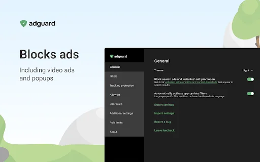 ดาวน์โหลด AdGuard AdBlocker (Beta) – บล็อกโฆษณาและป๊อปอัปฟรีล่าสุด - Screenshot 2
