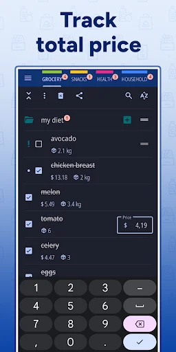 ดาวน์โหลด Shopping List – Enchan Li ล่าสุด – แอปจดรายการซื้อของที่ดีที่สุด - Screenshot 6