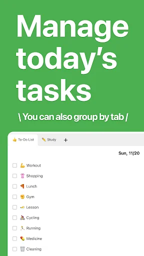 ดาวน์โหลด Daily Checklist – แอปจัดการงานและวางแผนกิจวัตรประจำวัน - Screenshot 9