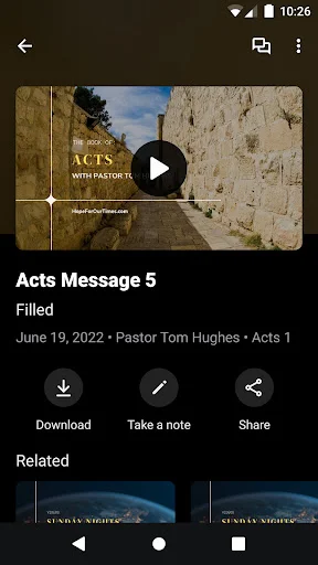 ดาวน์โหลดแอป Hope for our Times ล่าสุด – ฟังคำสอนพระคัมภีร์ฟรี - Screenshot 3
