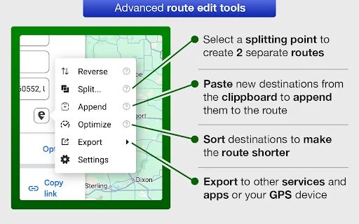 ดาวน์โหลด Google Maps Extended Routes – วางแผนเส้นทางและจุดแวะพักได้ไม่จำกัด - Screenshot 1