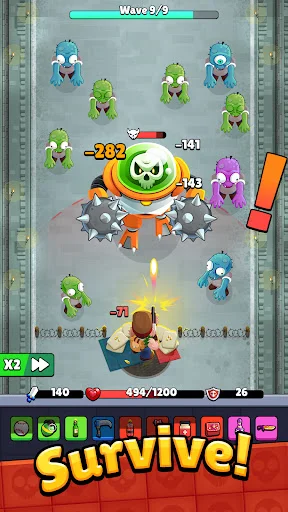 ดาวน์โหลด Bagbound Hero – เกม RPG จัดกระเป๋า ผจญภัยเอาตัวรอดจากซอมบี้ - Screenshot 7