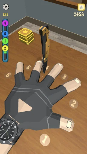 ดาวน์โหลด Knife Finger Game ล่าสุด – เกมท้าทายความเร็ว ดาวน์โหลดฟรี - Screenshot 3
