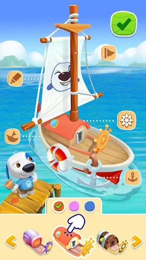 ดาวน์โหลด My Talking Hank: Islands ล่าสุด – เกมเลี้ยงสัตว์แสนสนุกฟรี - Screenshot 22