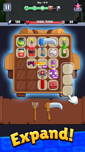 ดาวน์โหลด Bagbound Hero – เกม RPG จัดกระเป๋า ผจญภัยเอาตัวรอดจากซอมบี้ - Screenshot 6