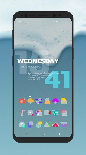 ดาวน์โหลด Bluric APK ล่าสุด – ไอคอนสไตล์กระจกฝ้าสวยงาม 2024 - Screenshot 2