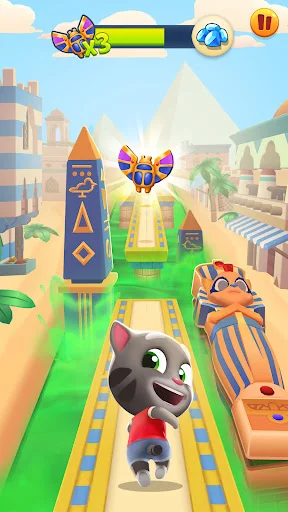 ดาวน์โหลด Talking Tom Gold Run ล่าสุด – เกมวิ่งเก็บทองสุดมันส์ เล่นฟรี - Screenshot 1