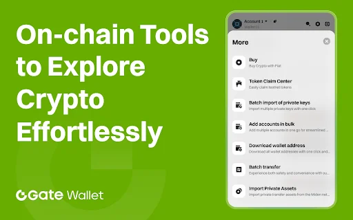ดาวน์โหลด Gate Wallet ล่าสุด – กระเป๋าเงินคริปโต Web3 ใช้งานง่าย - Screenshot 5