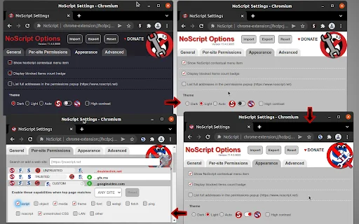 ดาวน์โหลด NoScript ล่าสุด – ป้องกันเบราว์เซอร์ปลอดภัยขั้นสูงสุด - Screenshot 2