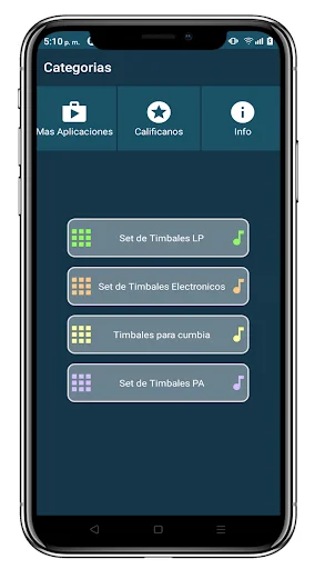 ดาวน์โหลด Timbales Cumbia ล่าสุด – แอปกลองชุดและเพอร์คัสชันสมจริงฟรี - Screenshot 10