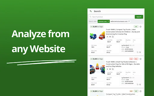 ดาวน์โหลด RevSeller – เครื่องมือวิเคราะห์กำไร Amazon FBA ฟรี - Screenshot 3