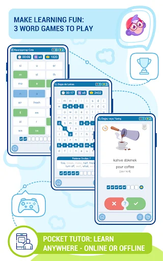 ดาวน์โหลด LinDuo – Speak Languages ฟรี เรียนภาษาอังกฤษ เยอรมัน ฝรั่งเศส - Screenshot 14