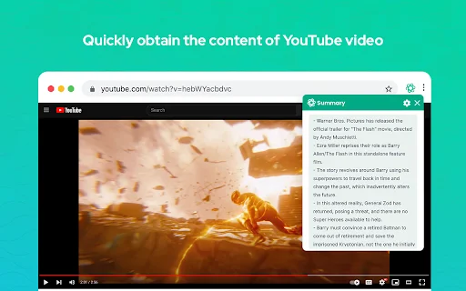 ดาวน์โหลด Summary for Youtube ล่าสุด – สรุปวิดีโอและบทความฟรี - Screenshot 2