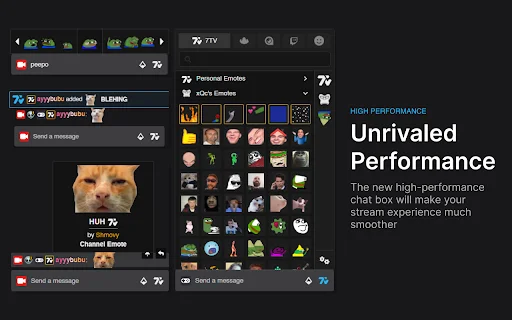 ดาวน์โหลด 7TV ล่าสุด – ปรับแต่ง Twitch และ YouTube ให้สนุกยิ่งขึ้น ฟรี - Screenshot 1