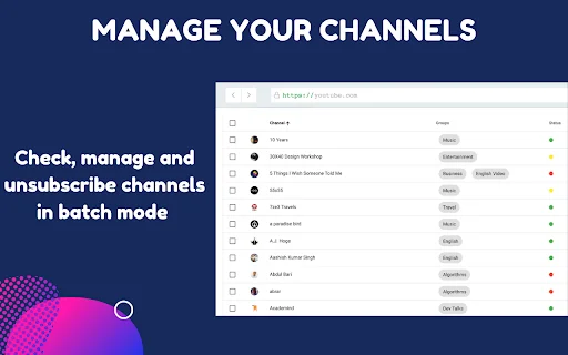 ดาวน์โหลด PocketTube ล่าสุด – จัดการ YouTube Subscription ฟรี - Screenshot 3