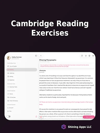 ดาวน์โหลด Cambridge English B2 (FCE) ล่าสุด – เตรียมสอบภาษาอังกฤษฟรี - Screenshot 13