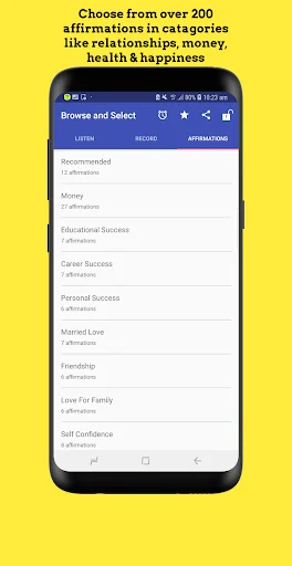 ดาวน์โหลด Creation – Voice Affirmations ล่าสุด – สร้างคำยืนยันพลังบวกด้วยเสียงคุณ - Screenshot 5