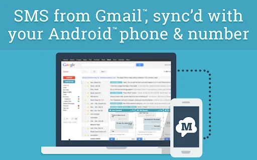 SMS from Gmail & Facebook – ส่งข้อความผ่านคอมพิวเตอร์ฟรี - Screenshot 1