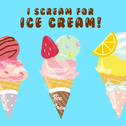 ดาวน์โหลดธีม Theme-I Scream for Ice Cream! ฟรี – ตกแต่งมือถือให้สดใส