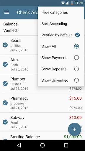 ดาวน์โหลด Volkron CheckBook ล่าสุด – แอปจัดการบัญชีและรายรับรายจ่ายฟรี - Screenshot 2