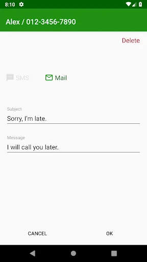 ดาวน์โหลด a Quick Call – Simple contacts ล่าสุด – โทรด่วนเพียงสัมผัสเดียว - Screenshot 5