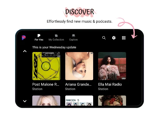 ดาวน์โหลด Pandora ล่าสุด – ฟังเพลงและพอดแคสต์ฟรีบนมือถือ - Screenshot 29
