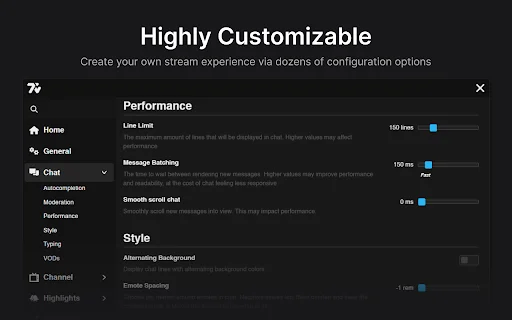 ดาวน์โหลด 7TV ล่าสุด – ปรับแต่ง Twitch และ YouTube ให้สนุกยิ่งขึ้น ฟรี - Screenshot 3