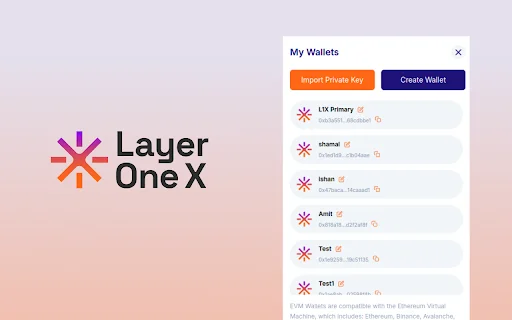 ดาวน์โหลด x_Wallet เวอร์ชันล่าสุด – กระเป๋าเงิน Crypto แบบ Multi-chain ที่ปลอดภัยและรวดเร็วที่สุด - Screenshot 3
