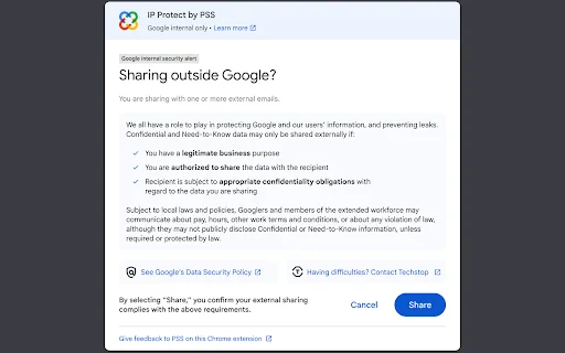 ดาวน์โหลด IP Protect ล่าสุด – จัดการแชร์ไฟล์ Google Drive อย่างปลอดภัย - Screenshot 1