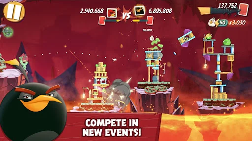 ดาวน์โหลด Angry Birds 2 ล่าสุด – เกมยิงนกถล่มหมู สนุกฟรีบนมือถือ - Screenshot 8