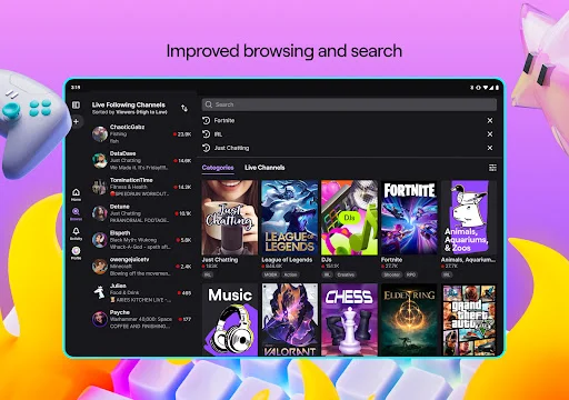 ดาวน์โหลด Twitch: Live Streaming เวอร์ชันล่าสุด – รับชมสดฟรีบนมือถือ - Screenshot 14