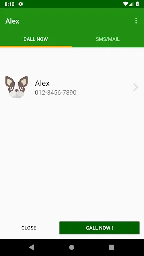 ดาวน์โหลด a Quick Call – Simple contacts ล่าสุด – โทรด่วนเพียงสัมผัสเดียว - Screenshot 1