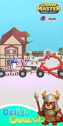 ดาวน์โหลด Draw & Smash Animal Cars 3D ล่าสุด – เกมวาดรถต่อสู้สุดมันส์ - Screenshot 2