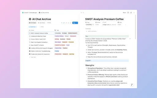 Save ChatGPT to Notion – บันทึกแชท ChatGPT ลง Notion ได้ง่ายในคลิกเดียว - Screenshot 5